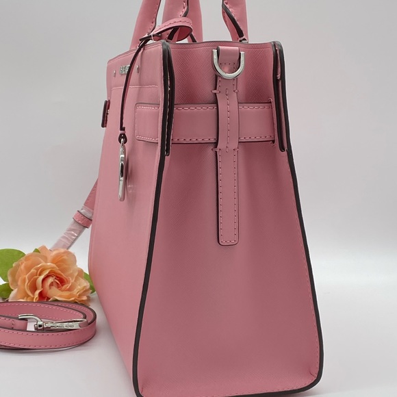 MICHAEL KORS RAYNE MEDIUM EW SATCHEL CARNATION - Picture 3 of 14